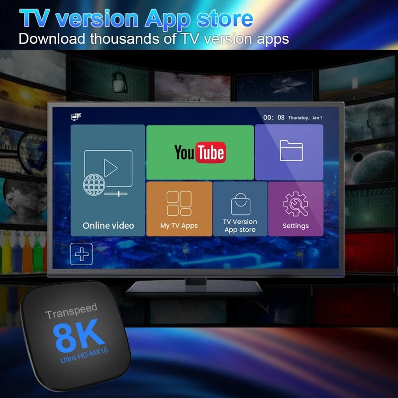 High-Performance Android 13 TV Box   RK3528  8K 3D Dual Wi-Fi & Voice Control - Image 5